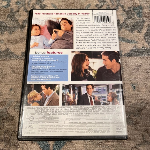 {definitely, maybe} DVD widescreen - Picture 2 of 4